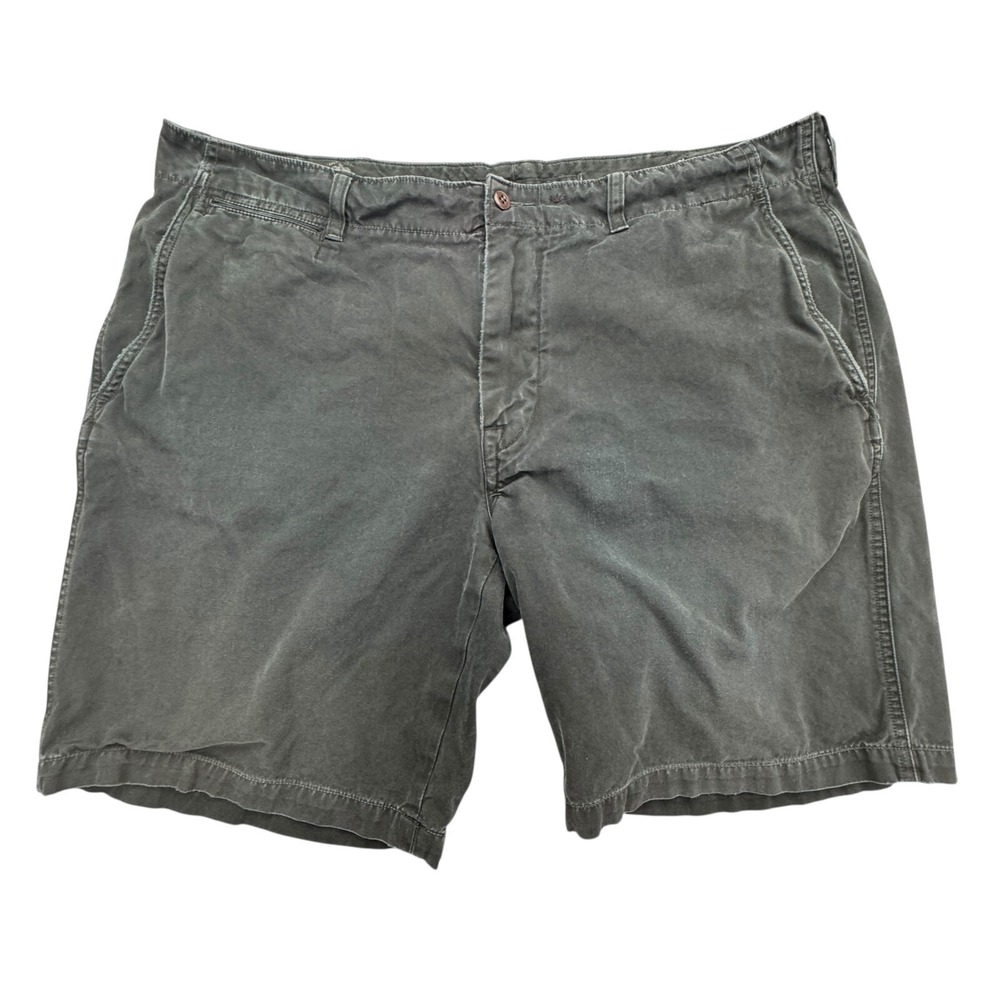 Polo Ralph Lauren Chino Shorts Mens 40 Black Solid Flat Front High Rise RL-067